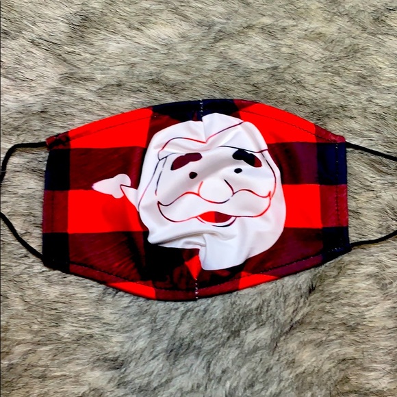 BOGO Buffalo Plaid Christmas Mask - Picture 1 of 4